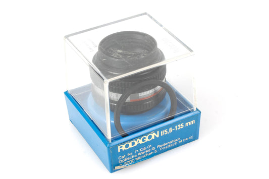 Rodenstock Rodagon 135mm F/5.6 Enlarging Lens W/ Retaining Ring