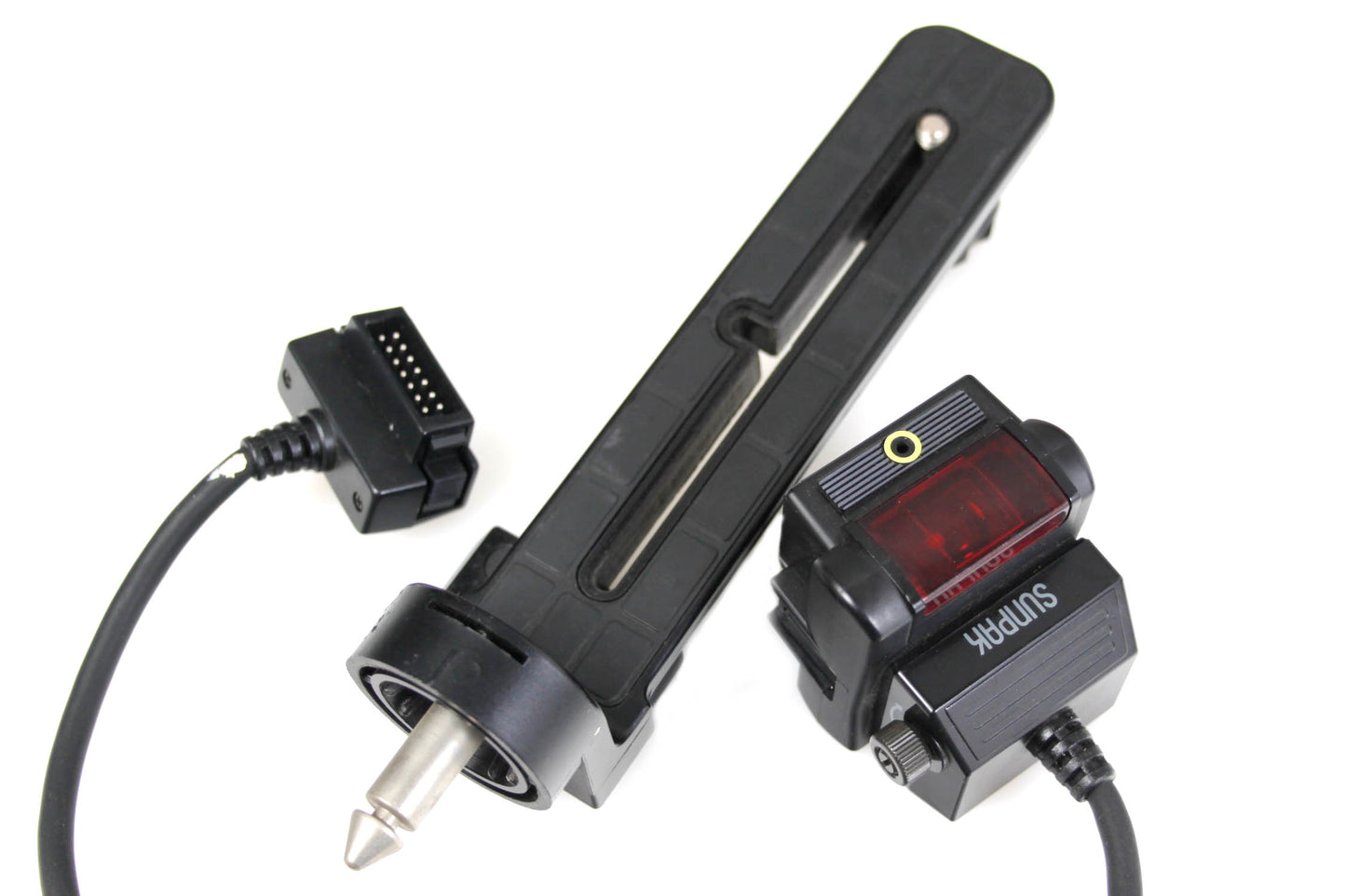 Sunpak 622 Super Pro Flash System with Bracket and Manual WORKS