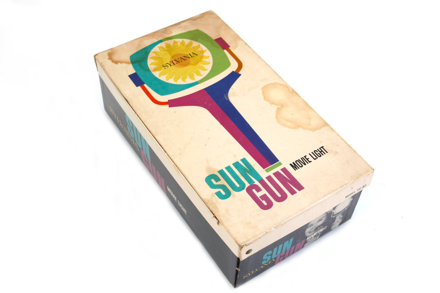 Sylvania Sun Gun Super 8 Movie Light WORKS w/Bulb