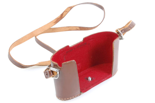 Fitted Leather Case Bottom Half with Strap