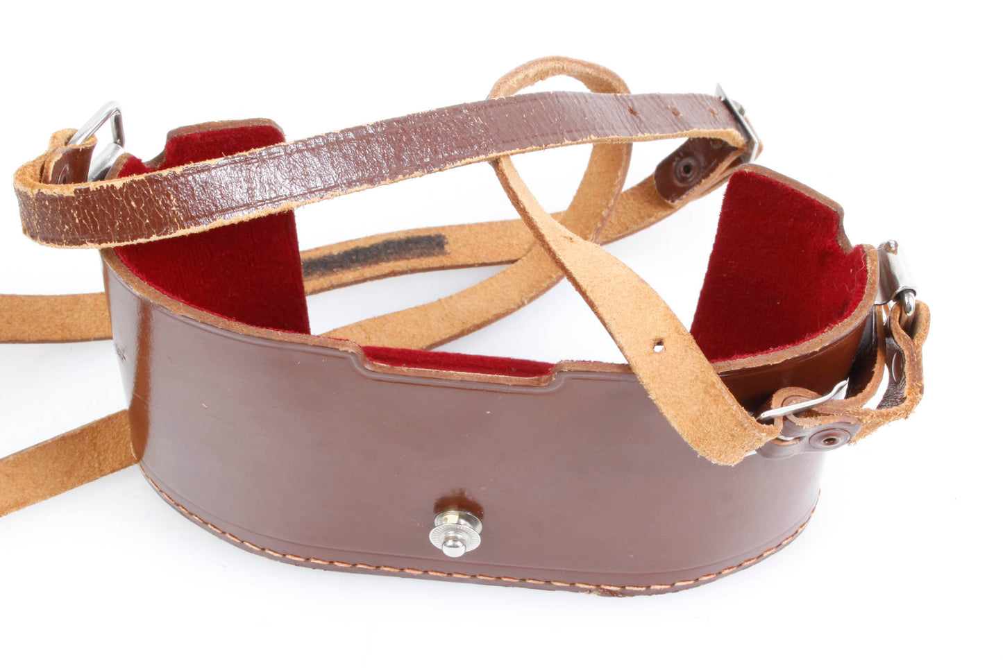 Fitted Leather Case Bottom Half with Strap
