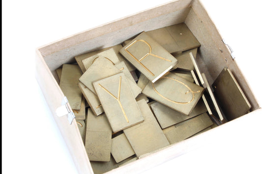 Brass Assorted Letters