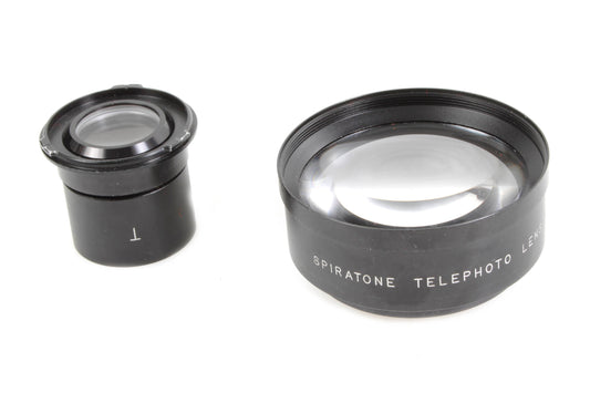 Spiratone Auxiliary Telephoto Lens Attachment Mat 124G w/ Case
