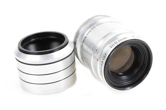 Argus C3 Sandmar 100mm Lens w/ Cap and Leather Case