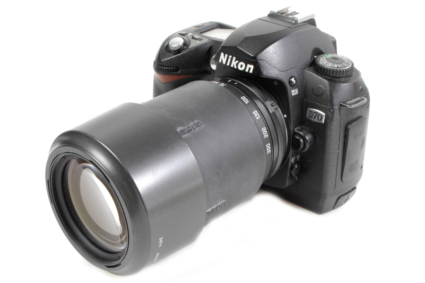 Nikon D70 DSLR Digital Camera w/ Tamron 70-300mm F4 Lens and Charger