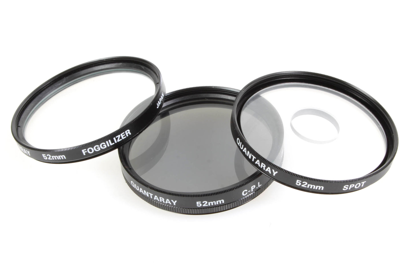 52mm Quantaray Filter Set (3) Fog, Spot, and C-PL