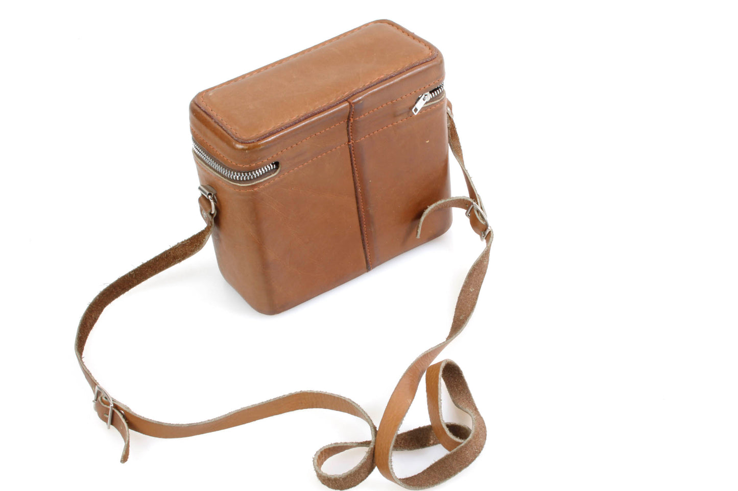 Leather Camera Case w/ Shoulder Strap