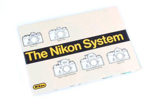 Vintage Nikon System Poster