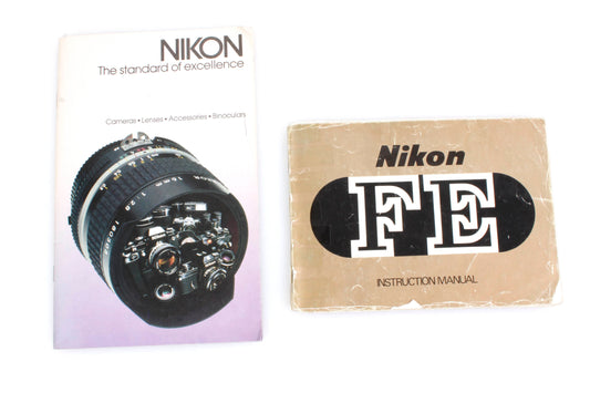 Nikon FE Camera Manual + Lens Guide