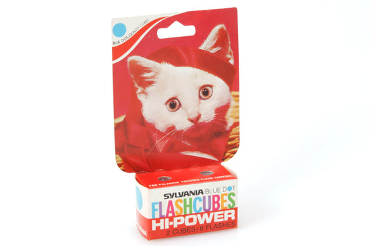 Sylvania Blue Dot Hi-Power Flash Cubes - 2 Cubes - 8 Flashes
