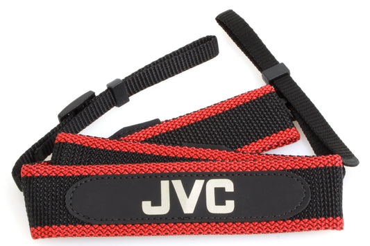 Vintage JVC Camera Strap Red & Black