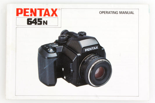 Pentax 645N Operating Manual Original
