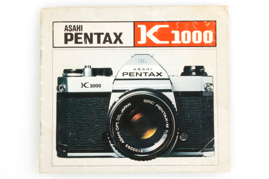 Pentax K1000 Camera Manual