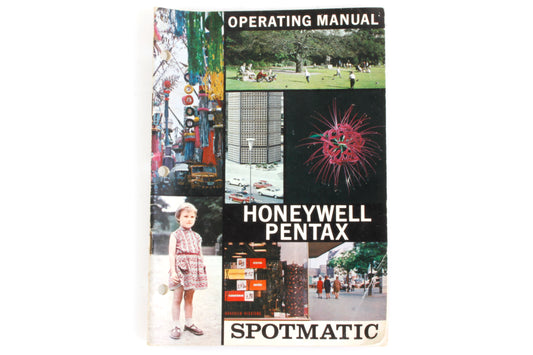 Pentax Spotmatic Camera Manual