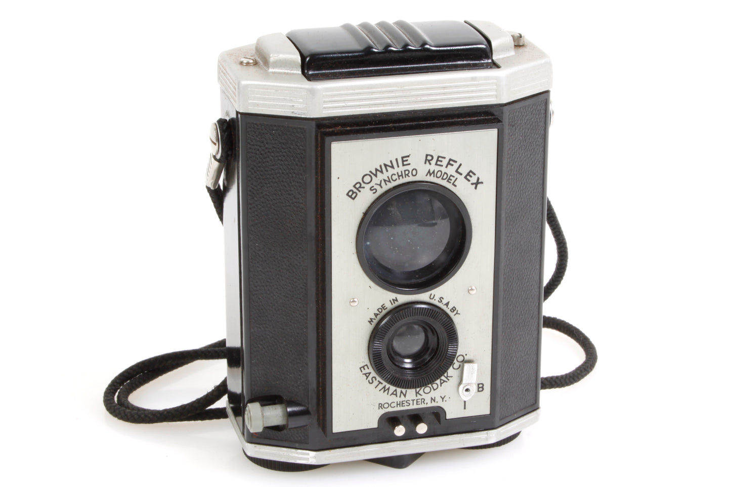 Kodak Brownie Reflex Model 127 Film Camera w Case + Film in Camera + Extra Film