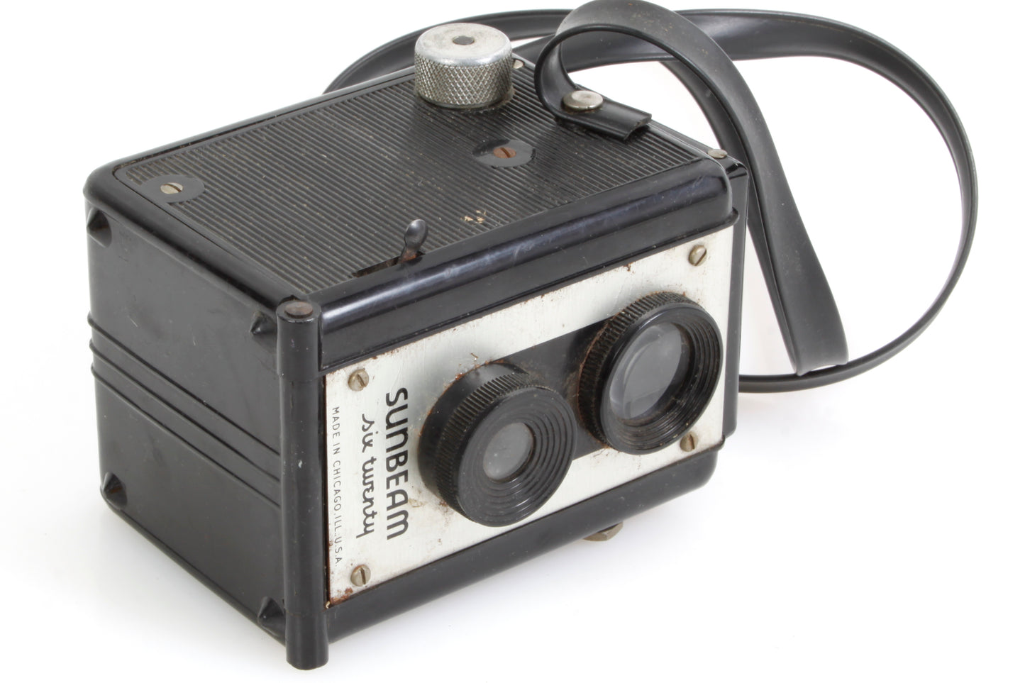 Sunbeam Six Twenty Vintage Art Deco Camera w Flash for 620 Film