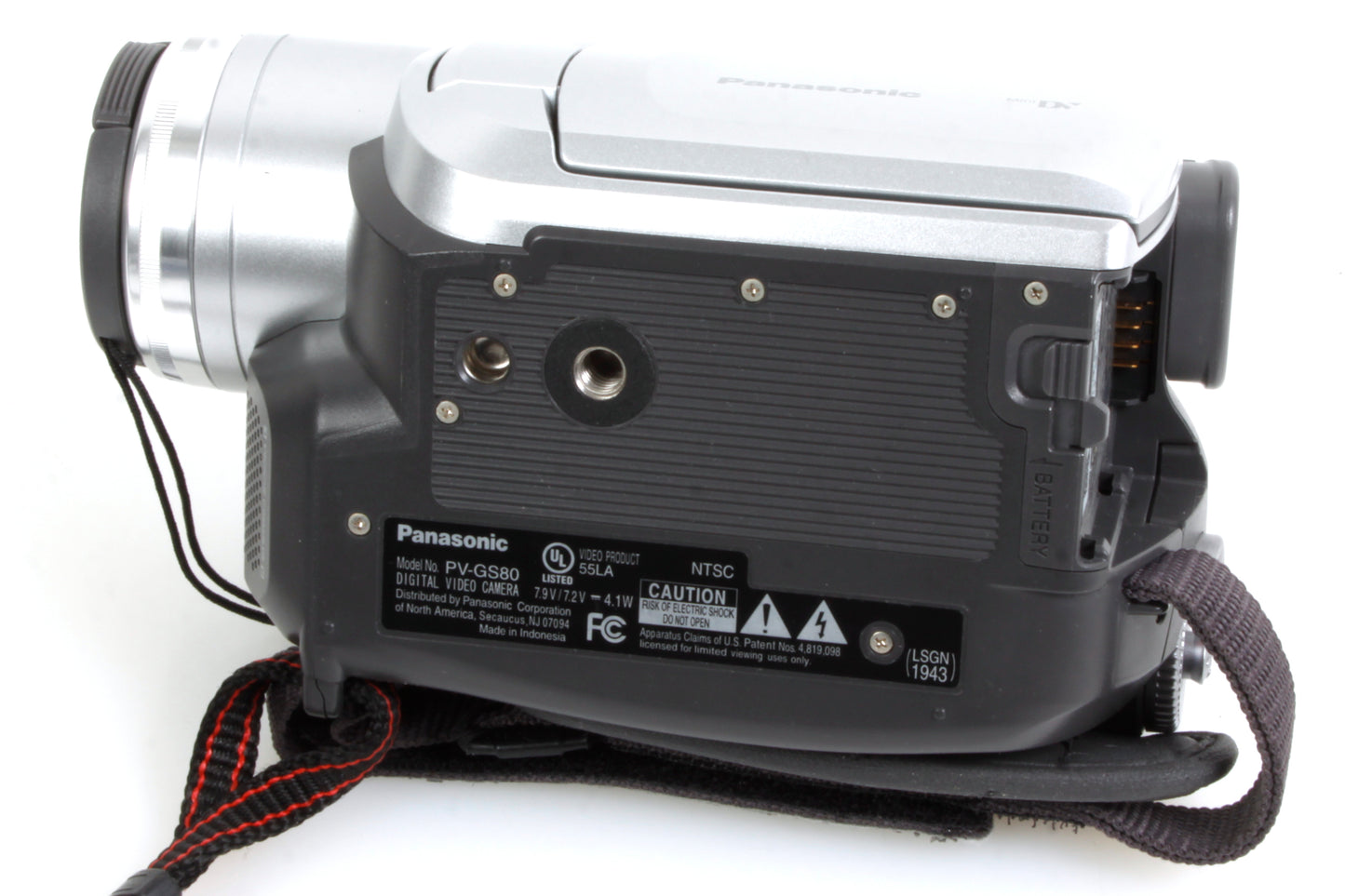 Panasonic Mini-DV Camcorder w Extra Battery, Tape & Charger