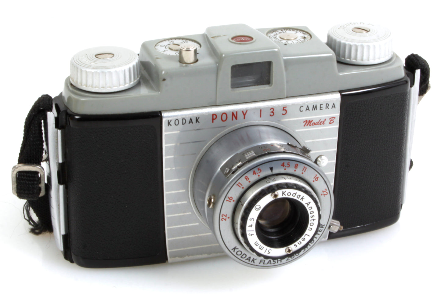 1950s Vintage Kodak Film Camera - Shutter Fires - with Box & Strap