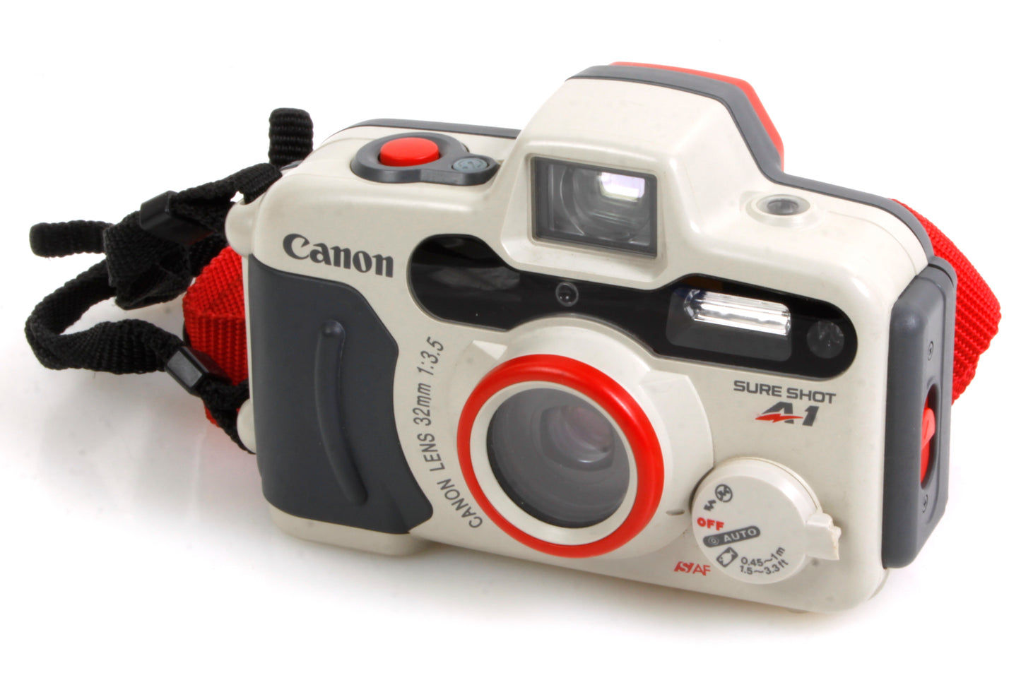 Canon Sure Shot A1 Underwater 35mm Camera w/ 32mm F3.5 Lens + Film + Case