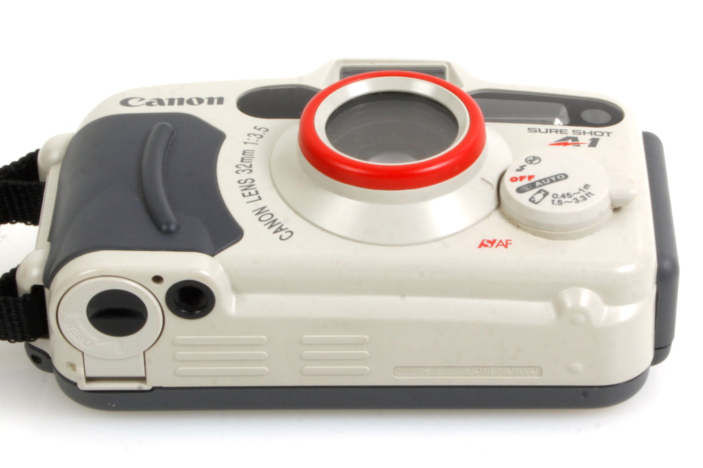 Canon Sure Shot A1 Underwater 35mm Camera w/ 32mm F3.5 Lens + Film + Case