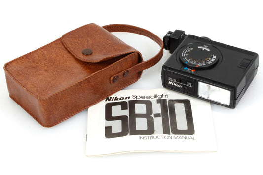 Nikon SB-10 Automatic Flash for Nikon Film Cameras w/ Original Case & Manual