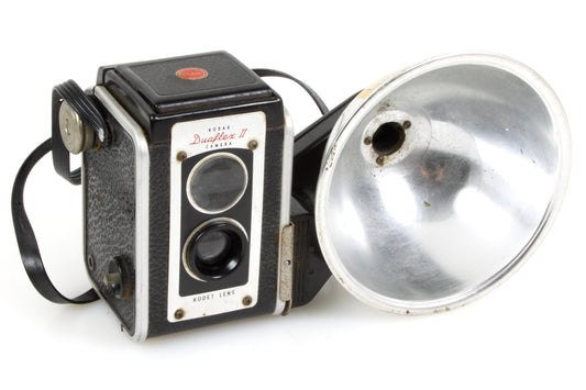 Vintage Kodak Camera with Flash for Display