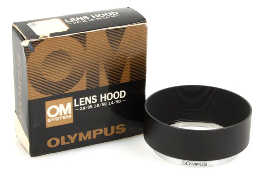 Olympus OM Metal Lens Hood for 50mm f1.4 and 35mm 2.8 with Box