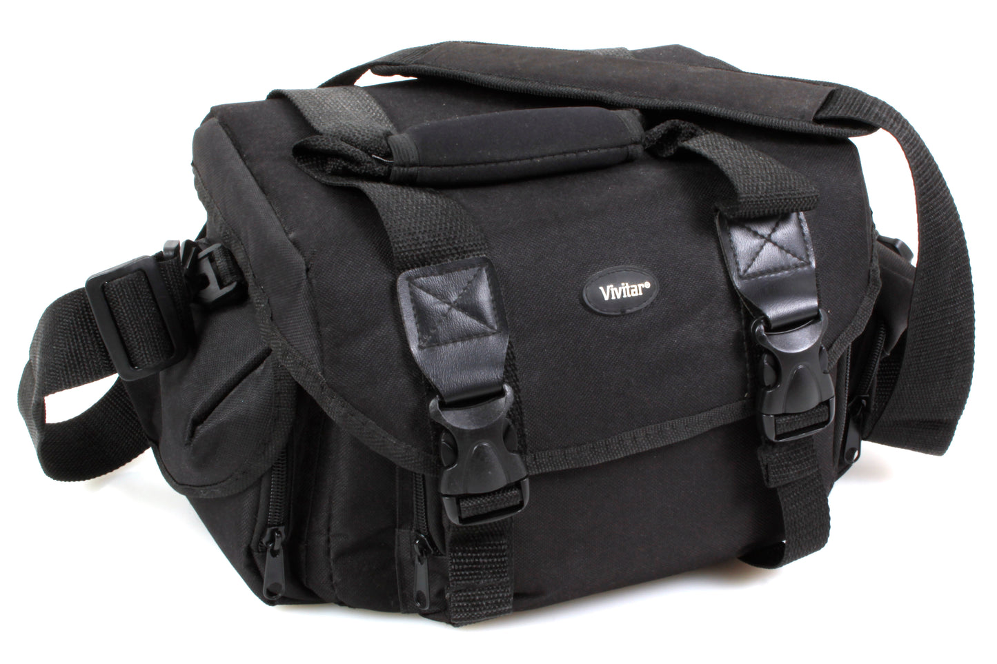 Vivitar Large Black Camera Bag with Many Dividers