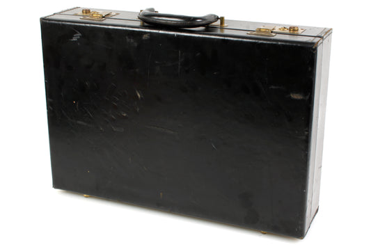 Attache Case (James Bond) Black Leather Hard Case