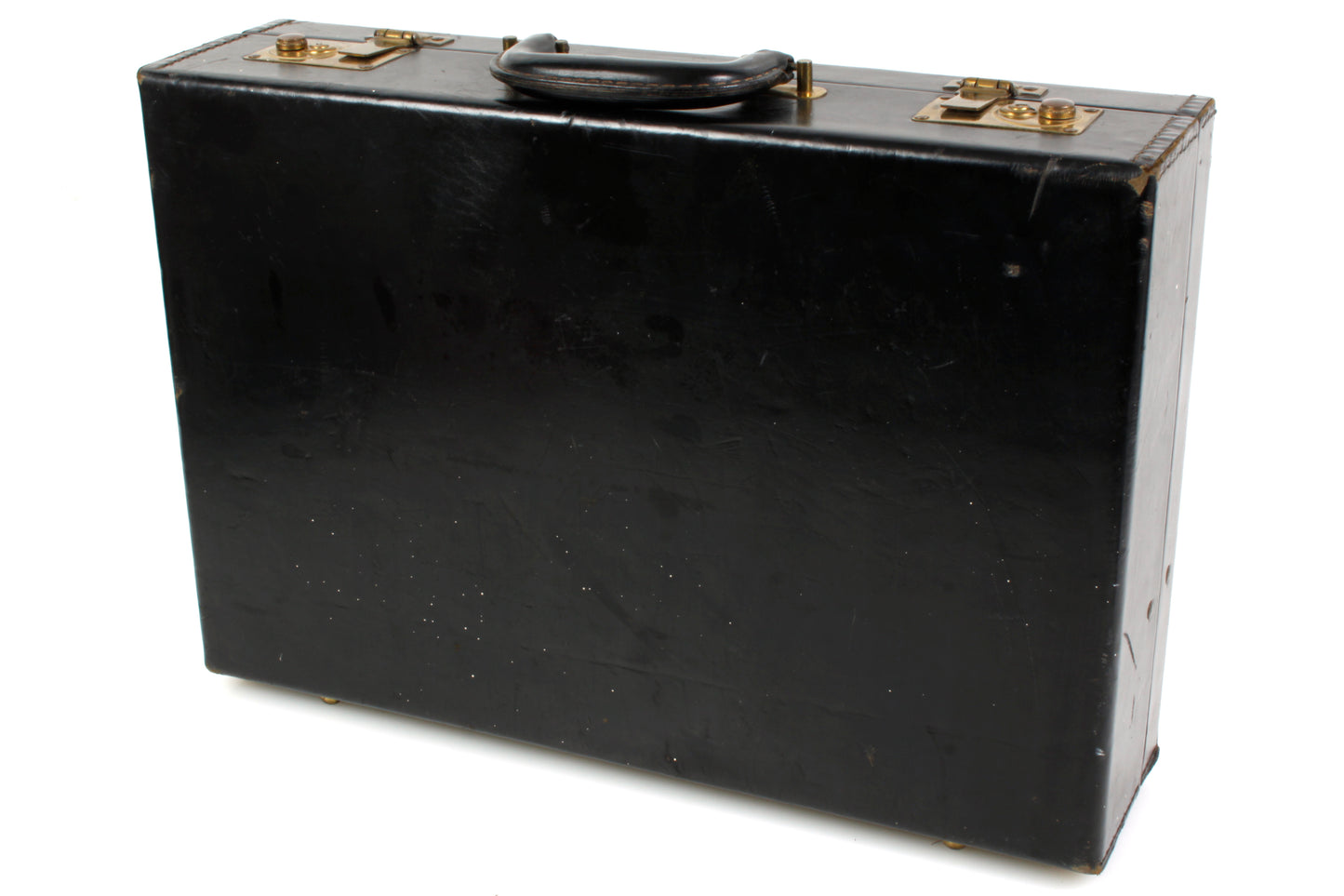 Attache Case (James Bond) Black Leather Hard Case