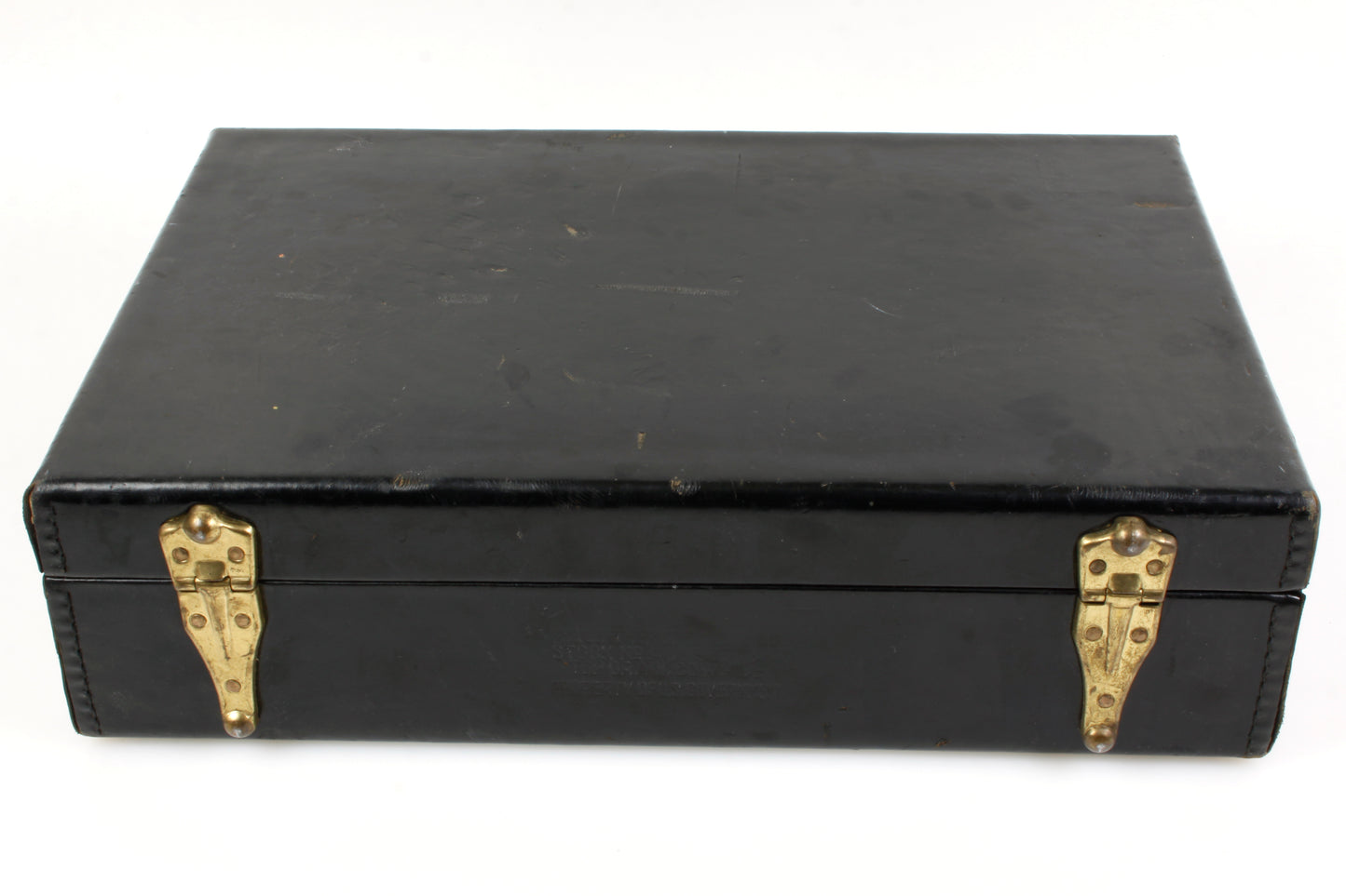 Attache Case (James Bond) Black Leather Hard Case