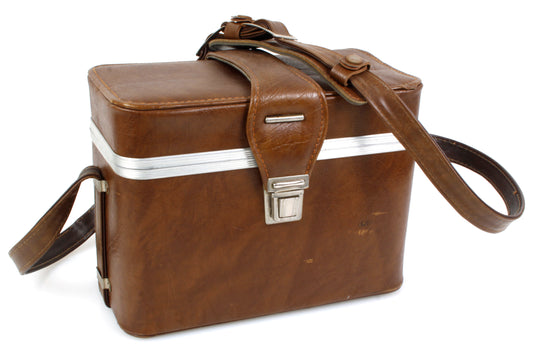 1970s Camera Hard Case Vintage w/ Shoulder Strap
