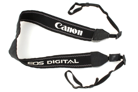 Canon Strap Early Digital Black w/ White Letters