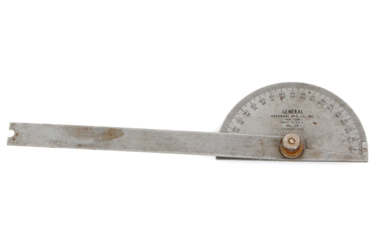 Rare Protractor No 18 General Hardware Mfg. Co. New York USA Made Tool