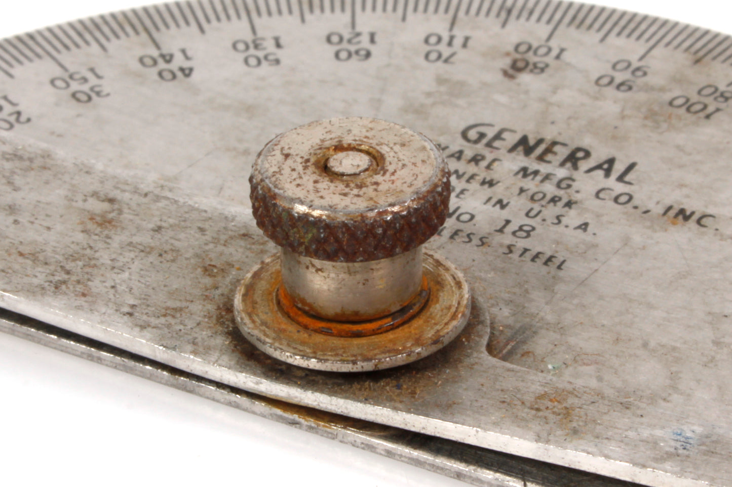 Rare Protractor No 18 General Hardware Mfg. Co. New York USA Made Tool