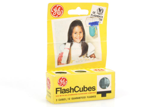 GE Flash Cubes Box of 3