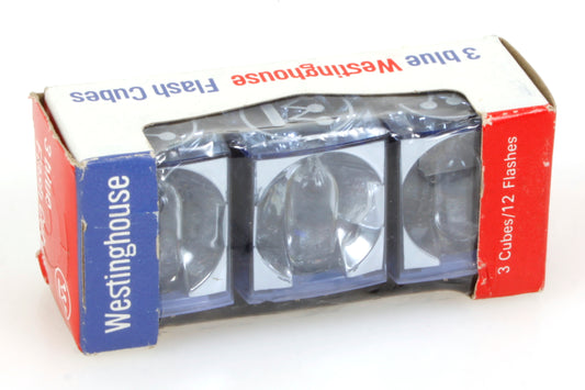 Flash Cubes Westinghouse Box of 3