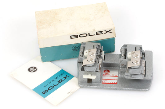 Vintage Bolex Paillard 8mm & Super 8 Film Splicer Original Paperwork & Box