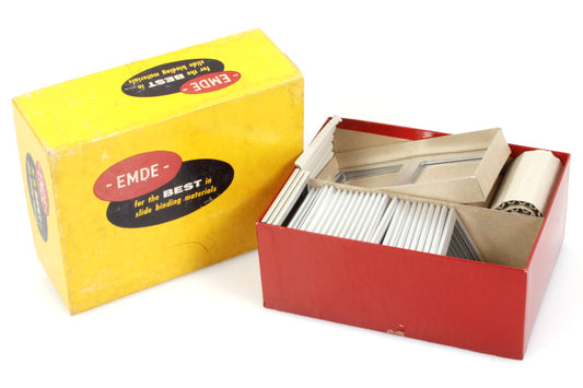 EMDE 120 (2 1/4 x 2 1/4) Slide Mounts w/ Glass (27)