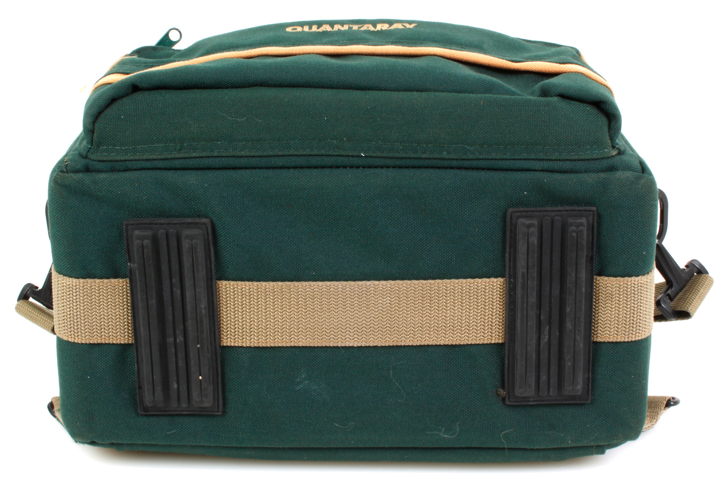 Quantaray Camera Bag w/ 2nd Top Bag & Waist Strap Large Green