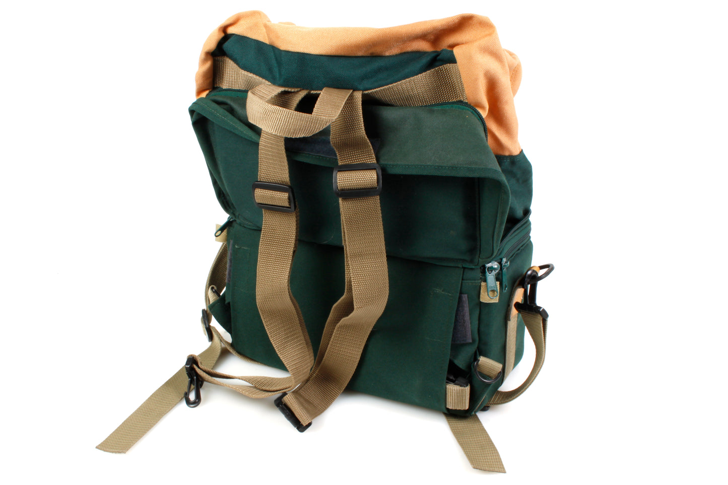 Quantaray Camera Bag w/ 2nd Top Bag & Waist Strap Large Green