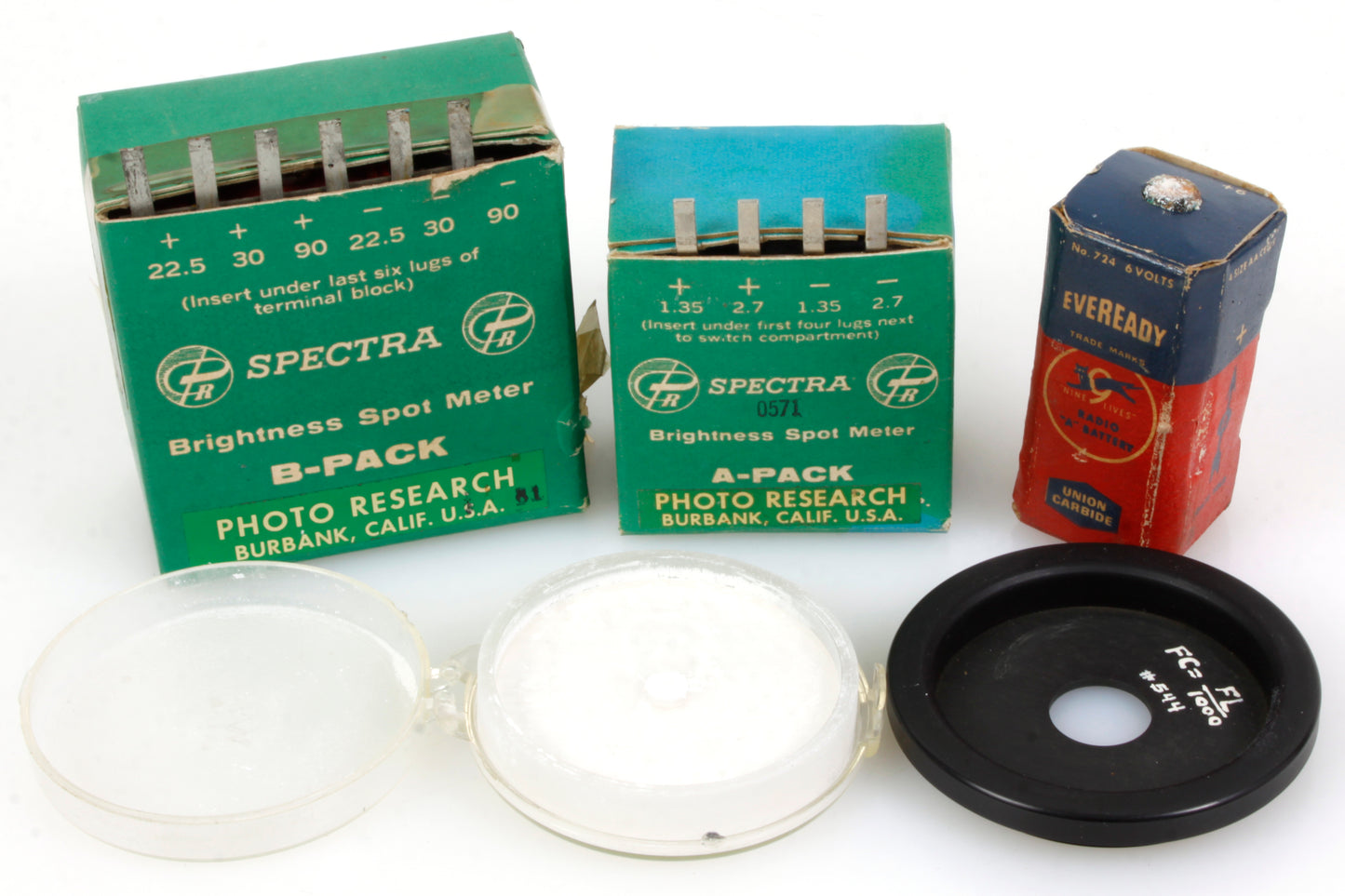Spectra Brightness Spot Meter Photo Research Corps with Hard Case