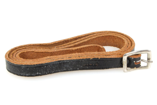 Vintage Camera Strap Black Leather 1960s