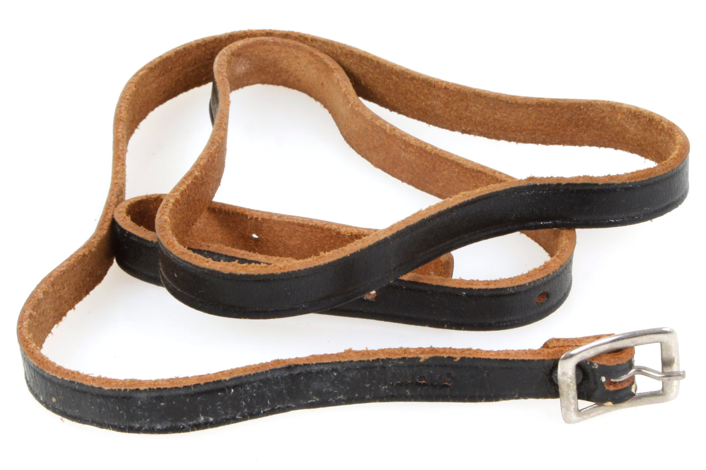 Vintage Camera Strap Black Leather 1960s