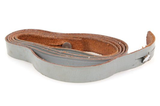 Vintage Camera Strap 1960s Gray Leather