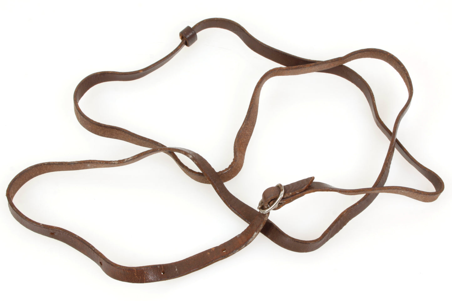 Vintage Camera Strap 1940s Brown Leather
