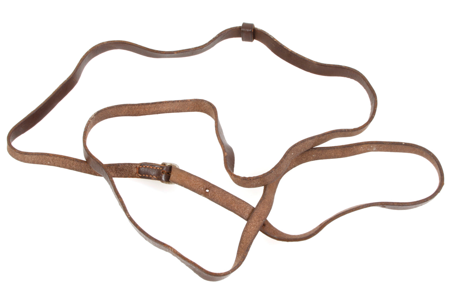 Vintage Camera Strap 1940s Brown Leather