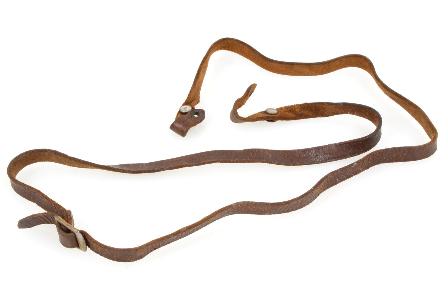 Camera Strap Brown Leather 1940s