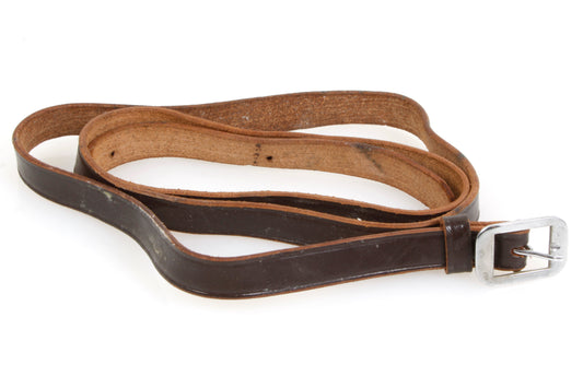 Camera Strap Dark Brown Leather 1960s
