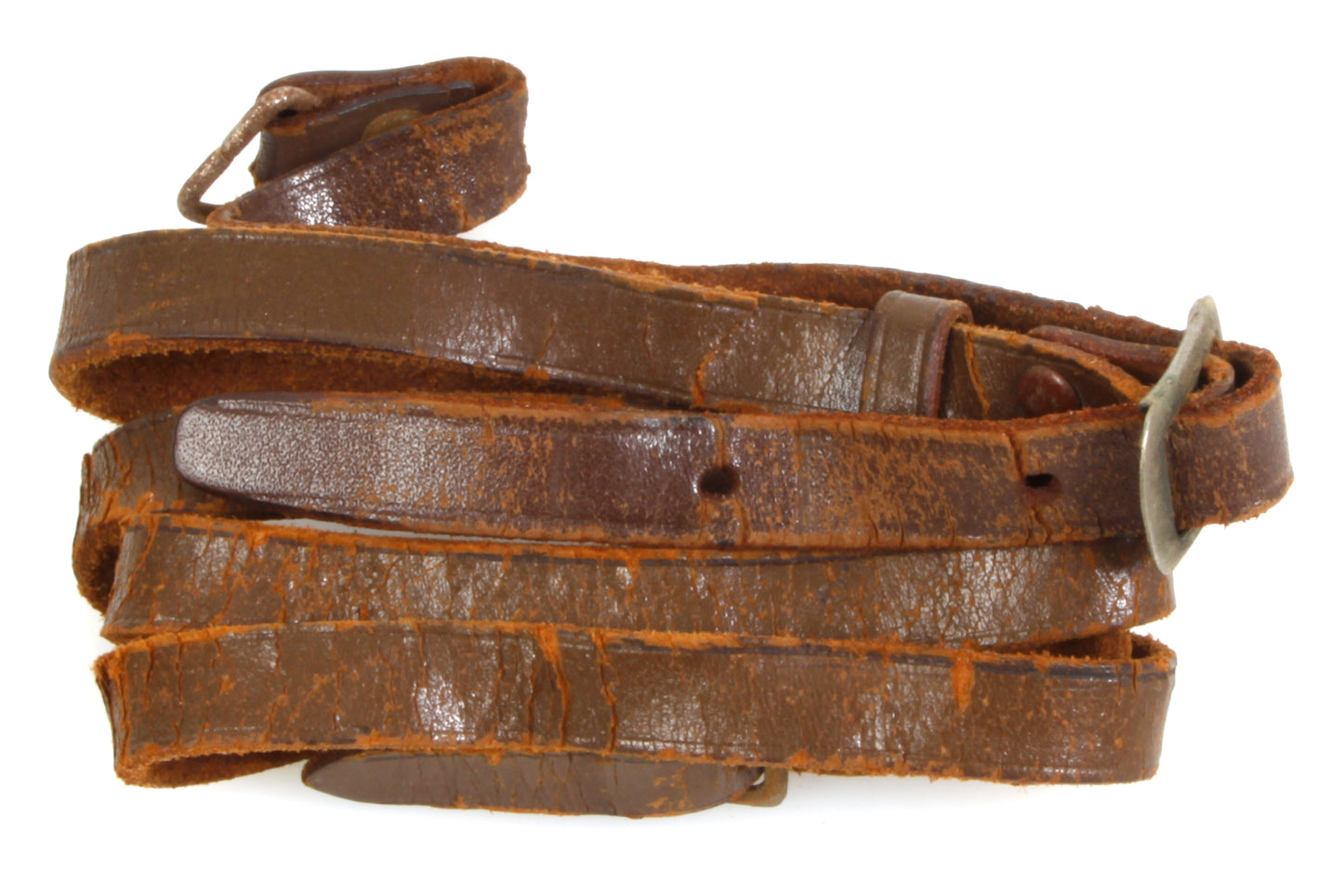 Vintage Camera Strap Brown Leather